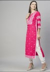 SI 114 Cotton With Embroidery Work Kurti Wholesale Price In Surat